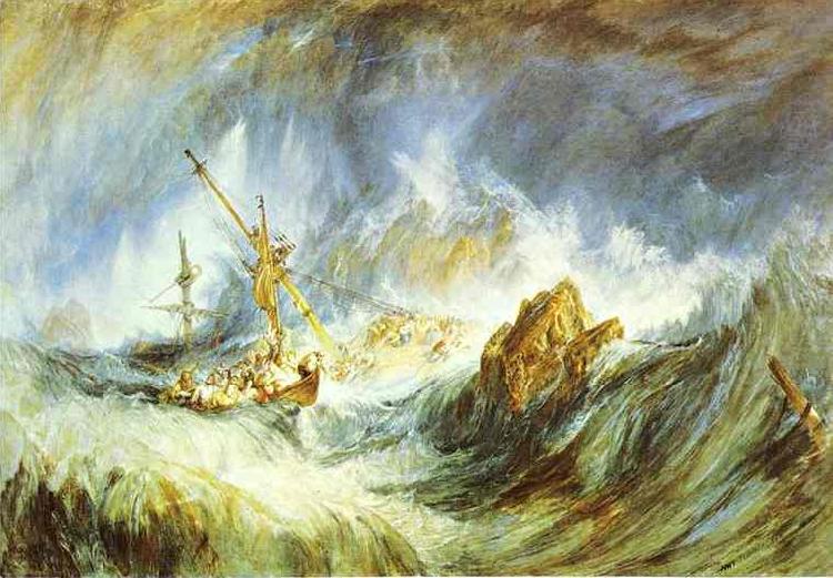 J.M.W. Turner Storm (Shipwreck) china oil painting image